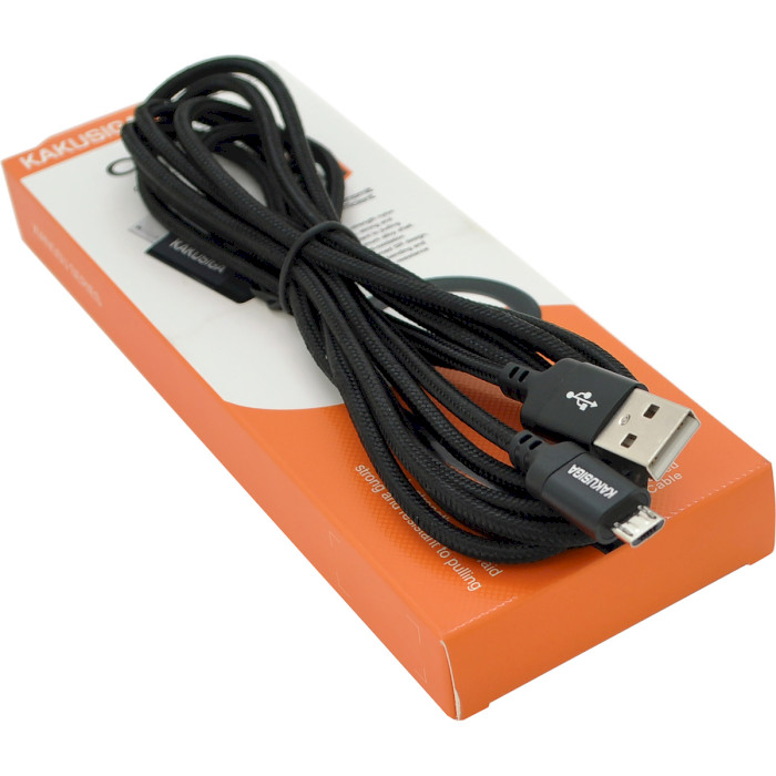 Кабель iKAKU Xiangsu USB-A for Micro-USB 2м Black (KSC-698-M)