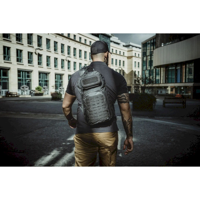 Тактичний рюкзак-слінг HIGHLANDER Stoirm Gearslinger 12L Gray (TT189-DG)