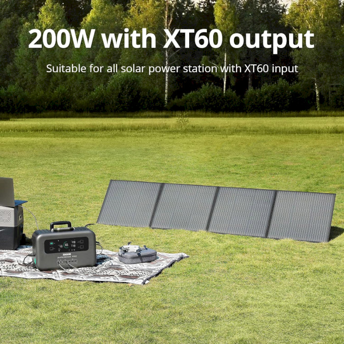 Портативная солнечная панель ZENDURE 200W (ZD200SP-BK-JH)