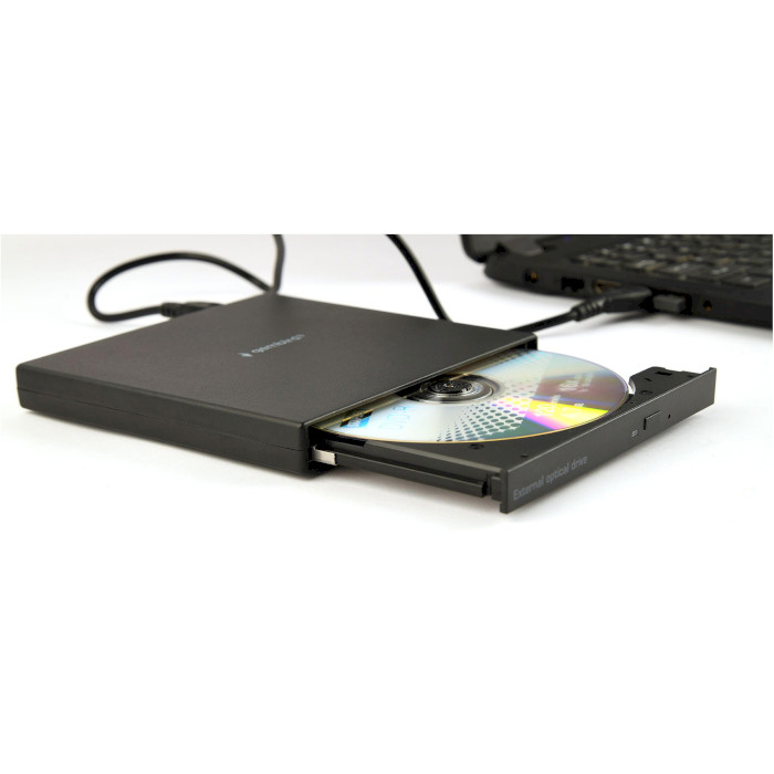 Внешний привод DVD±RW GEMBIRD DVD-USB-04 USB2.0 Black