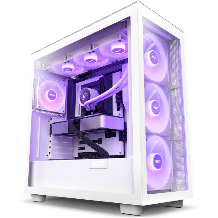 Система водяного охолодження NZXT Kraken 360 RGB Matte White (RL-KR360-W1)