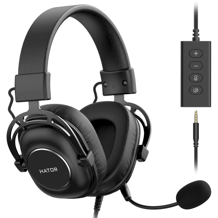 Наушники геймерские HATOR Hypergang 7.1X USB Black (HTA-844)