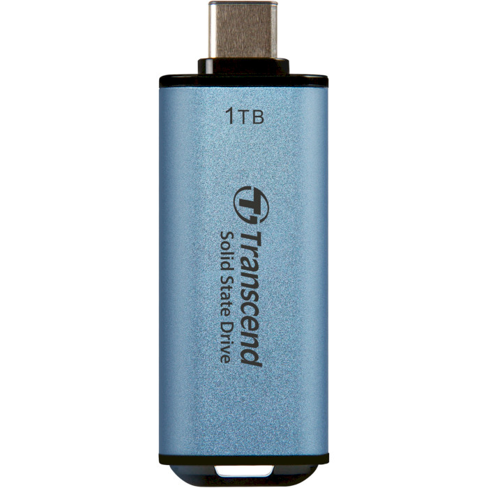 Портативний SSD диск TRANSCEND ESD300 1TB USB3.1 Gen2 Sky Blue (TS1TESD300C)