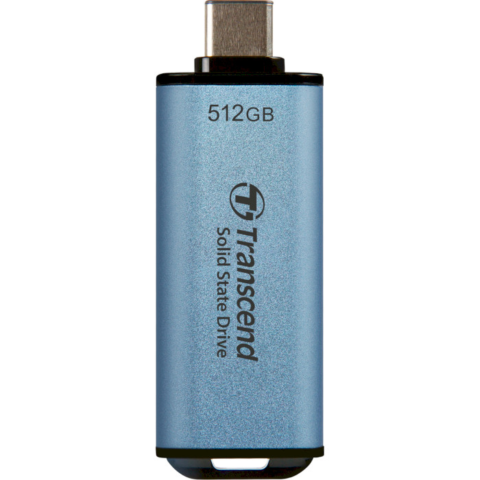 Портативный SSD диск TRANSCEND ESD300 512GB USB3.1 Gen2 Sky Blue (TS512GESD300C)