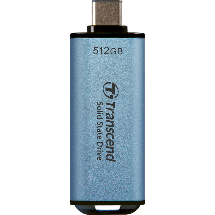 Портативний SSD диск TRANSCEND ESD300 512GB USB3.1 Gen2 Sky Blue (TS512GESD300C)