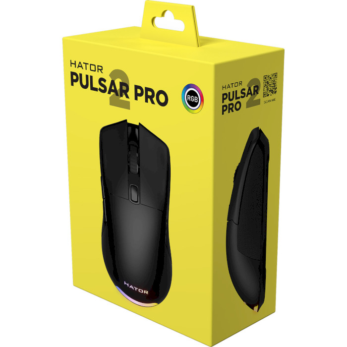 Миша ігрова HATOR Pulsar 2 Pro Black (HTM-520)