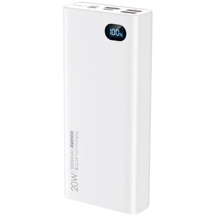 Повербанк REMAX Gallop RPP-292 20W+22.5W PD+QC 20000mAh White