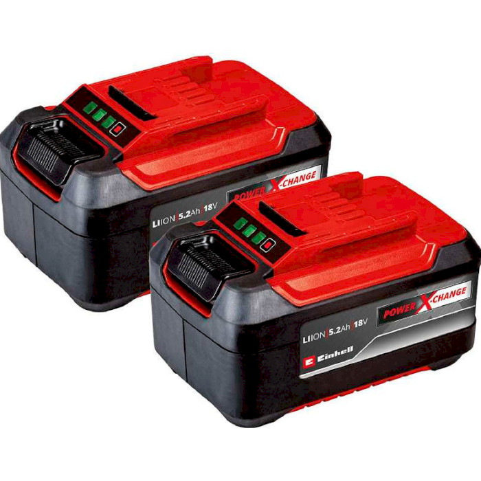 Комплект акумуляторів EINHELL Power-X-Change 18V 5.2Ah Twinpack (4511526)