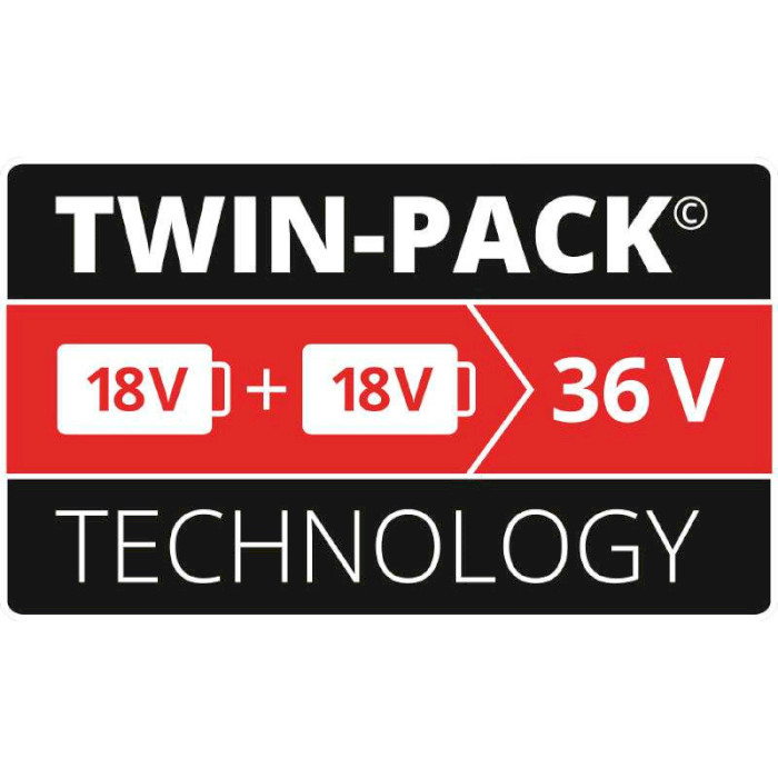 Комплект аккумуляторов EINHELL Power-X-Change 18V 5.2Ah Twinpack (4511526)
