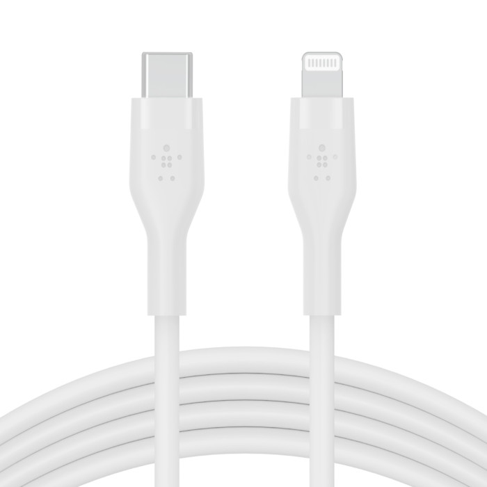 Кабель BELKIN Boost Up Charge Flex USB-C to Lightning 1м White (CAA009BT1MWH-OEM)