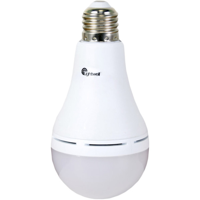 Лампа аккумуляторная LED LIGHTWELL A60 E27 12W 6400K 220V (BS2C3)