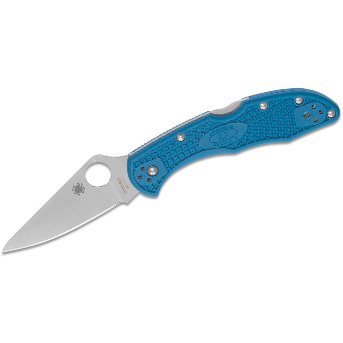 Складной нож SPYDERCO Delica 4 Flat Ground Blue (C11FPBL)