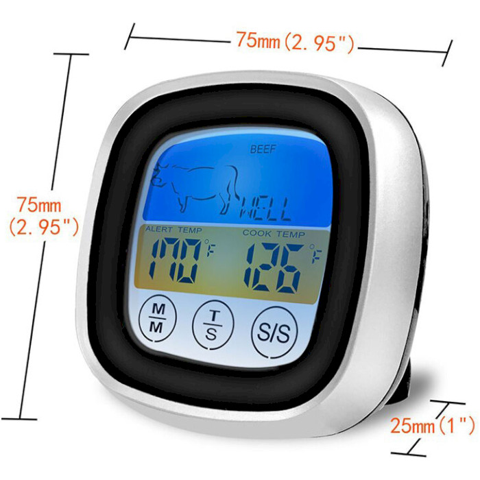 Термометр кухонний VOLTRONIC EN2022-BS