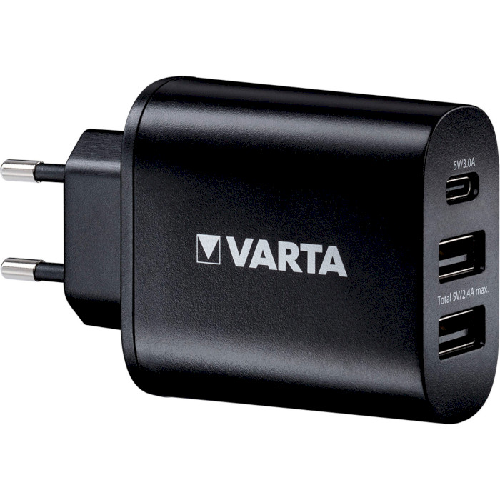 Зарядное устройство VARTA Wall Charger Black (57958101401)