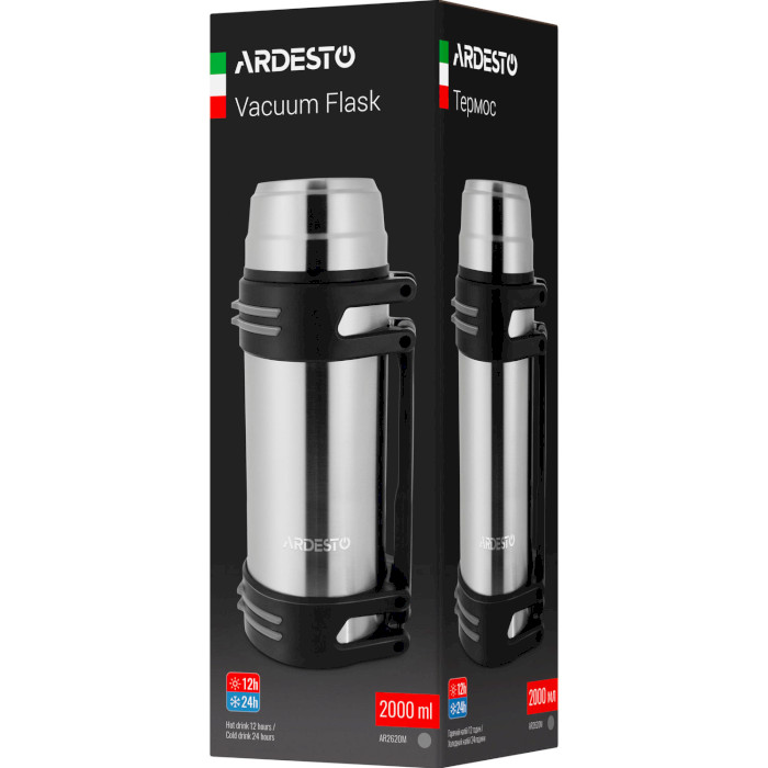 Термос ARDESTO Stay Warm 2л Stainless Steel (AR2620M)