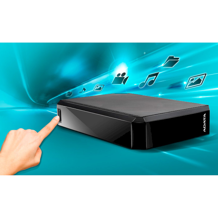 Портативный жёсткий диск ADATA HM800 6TB USB3.2 Black (AHM800-6TU32G1-CEUBK)