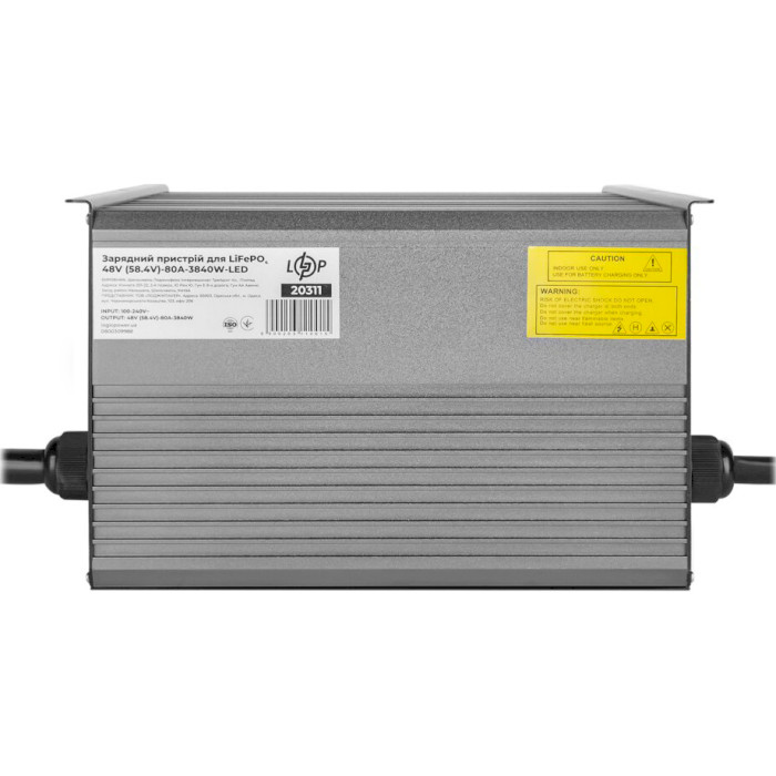 Зарядное устройство для АКБ LOGICPOWER LiFePO4 48V 80A 3840W (48V (58.4V)-80A-3840W-LED)