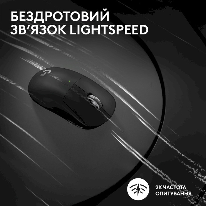 Миша ігрова LOGITECH G Pro X Superlight 2 Black (910-006630)
