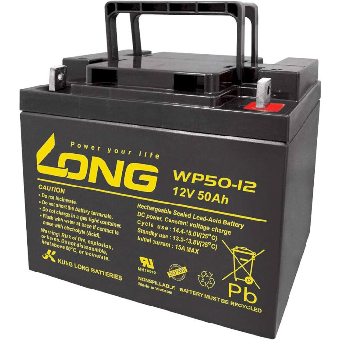 Акумуляторна батарея KUNG LONG WP50-12 (12В, 50Агод)