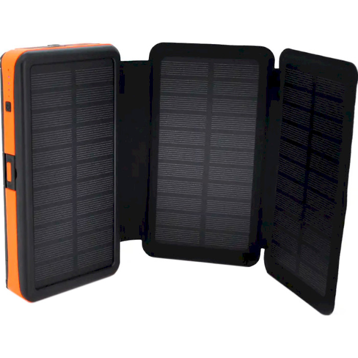 Повербанк з сонячною батареєю VOLTRONIC RH-20000N6W 20000mAh Black/Orange