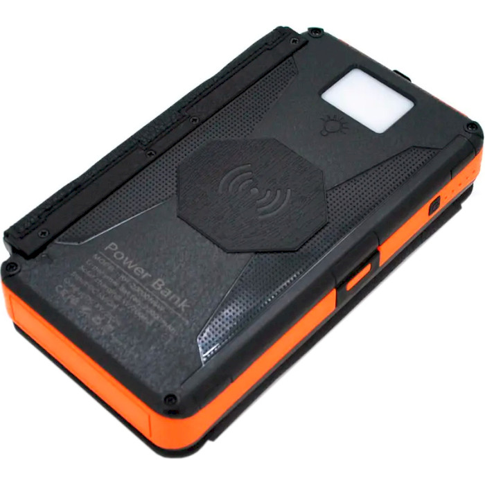 Повербанк с солнечной батареей VOLTRONIC RH-20000N6W 20000mAh Black/Orange