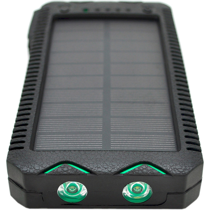 Повербанк з сонячною батареєю VOLTRONIC RH-30000N 30000mAh Black