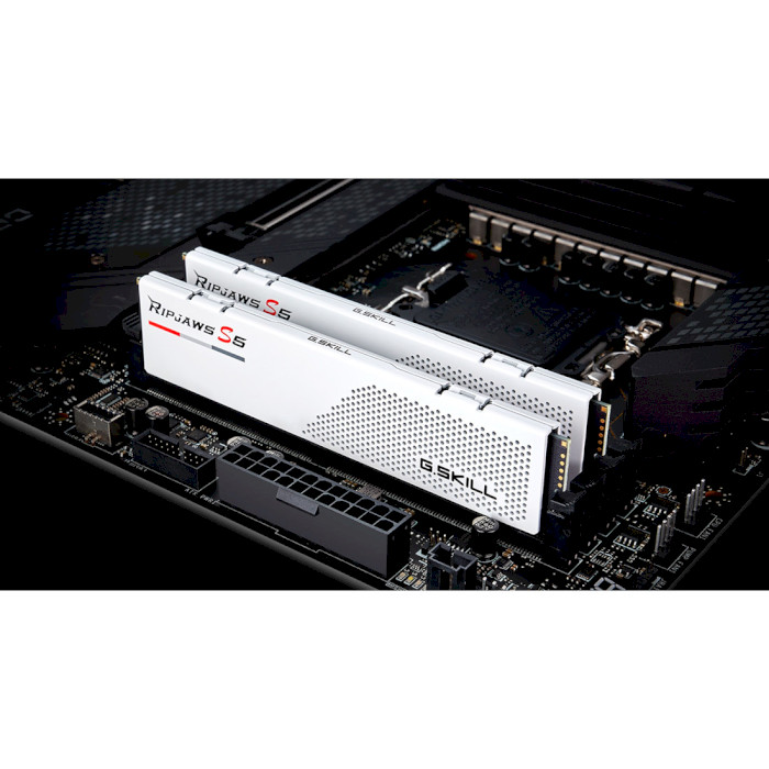 Модуль памяти G.SKILL Ripjaws S5 Matte White DDR5 5600MHz 32GB Kit 2x16GB (F5-5600J4040C16GX2-RS5W)