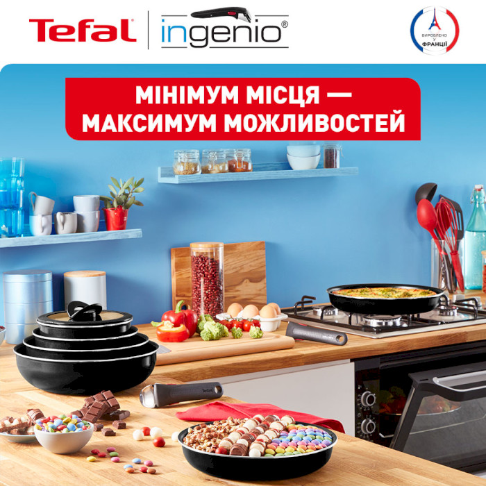 Набор сковород TEFAL Ingenio Easy Cook&Clean 2пр, 22/26см (L1549013)
