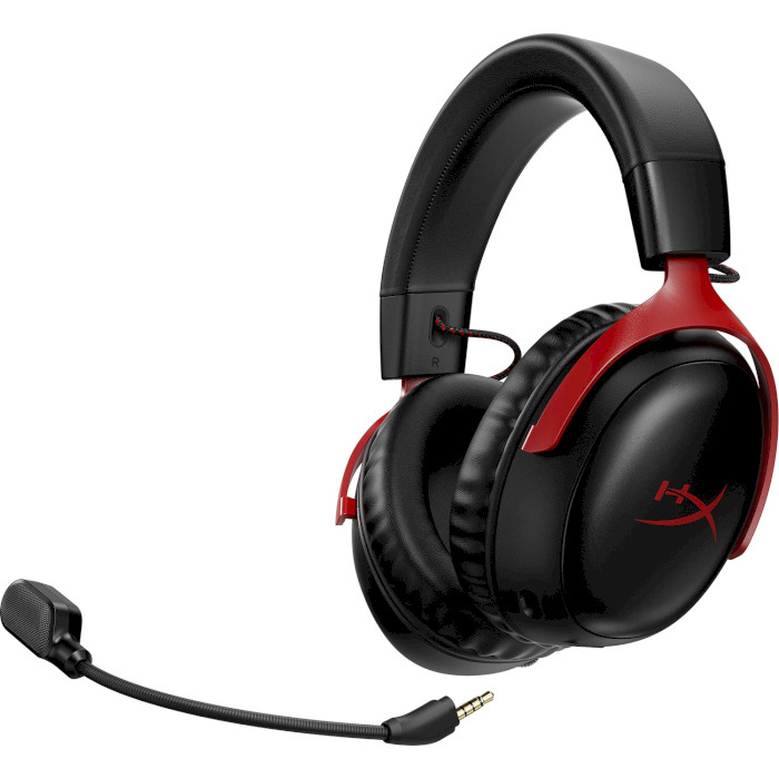 Навушники геймерскі HYPERX Cloud III Wireless Black/Red (77Z46AA)