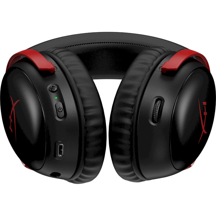 Навушники геймерскі HYPERX Cloud III Wireless Black/Red (77Z46AA)