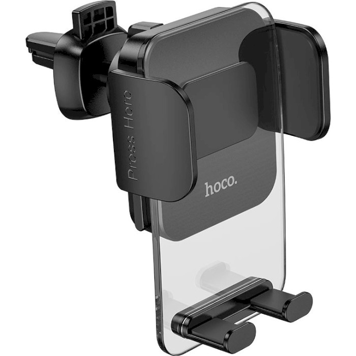 Автодержатель для смартфона HOCO CA117 Exquisite Press Type Air Outlet Car Holder Space Black