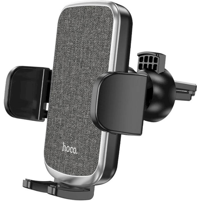 Автотримач для смартфона HOCO CA94 Polaris Push-Type Air Outlet Car Holder Black