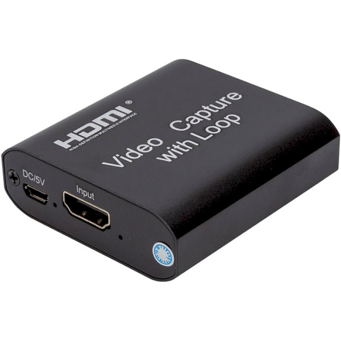 Устройство видеозахвата POWERPLANT HDVC3 HDMI USB2.0 4K/30Hz (CA914142)