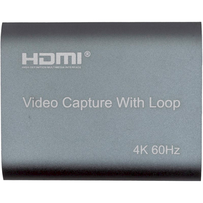 Устройство видеозахвата POWERPLANT HDVC7 HDMI USB2.0 4K/60Hz (CA914173)