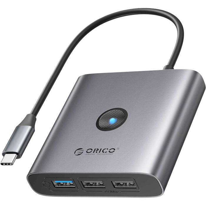 Порт-реплікатор ORICO 5-in-1 USB-C to 1xHDMI, 1xUSB-A3.0, 2xUSB-A2.0, PD60W