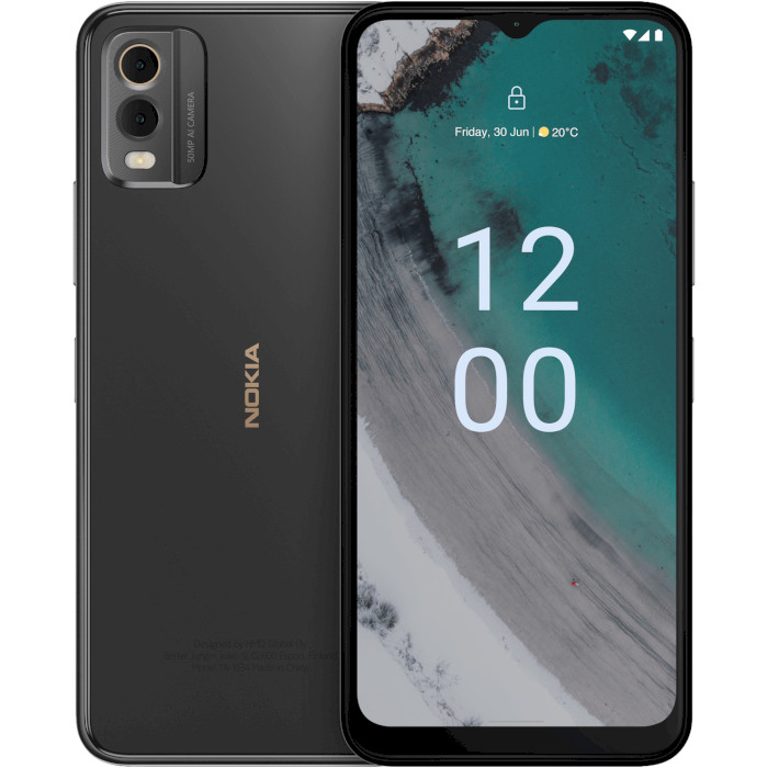 Смартфон NOKIA C32 6/128GB Charcoal