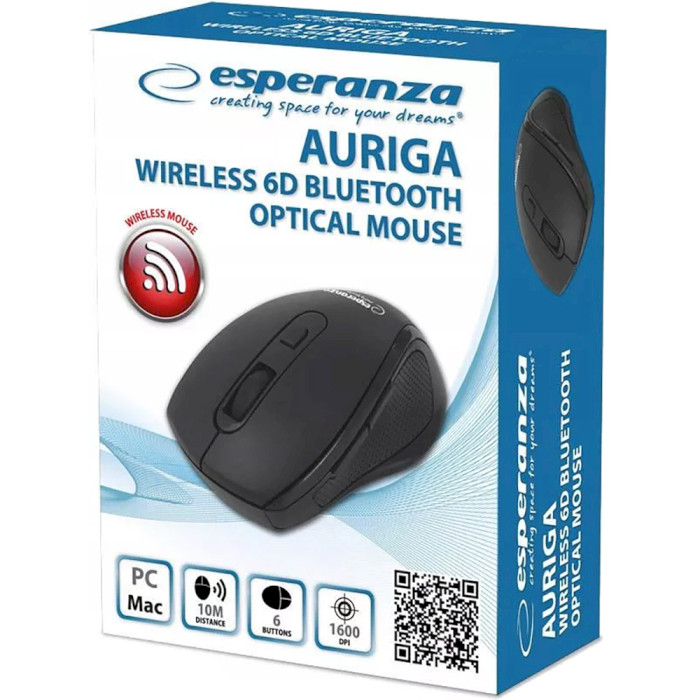 Мышь ESPERANZA Auriga Black (EM128K)