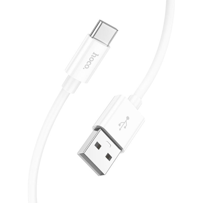 Кабель HOCO X87 Magic Silicone USB-A to Type-C 1м White