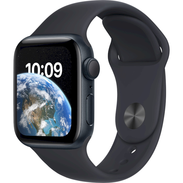 Смарт-годинник APPLE Watch SE 2 GPS 40mm Midnight Aluminum Case with Midnight Sport Band M/L (MR9Y3QP/A)