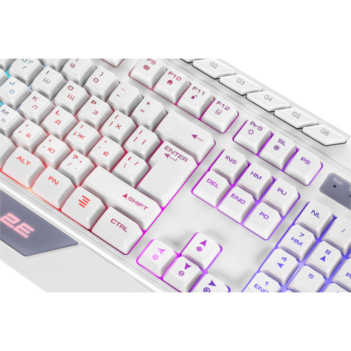 Клавиатура 2E GAMING KG315 RGB White (2E-KG315UWT)