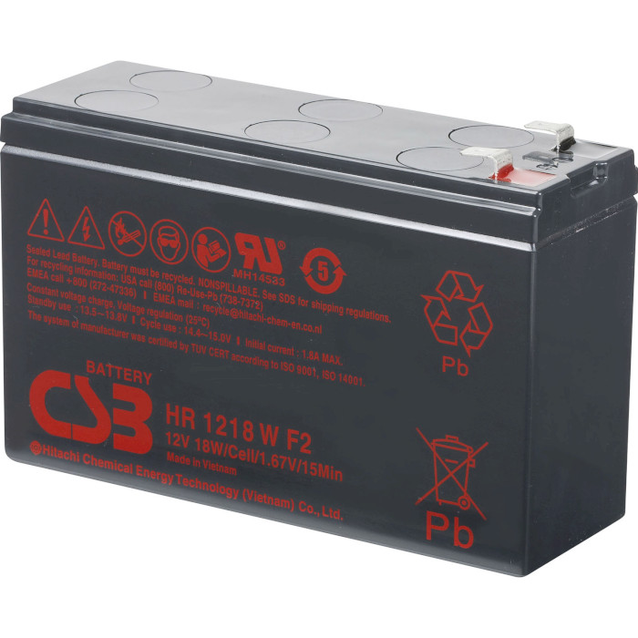 Аккумуляторная батарея CSB HR1218W (12В, 4.5Ач)