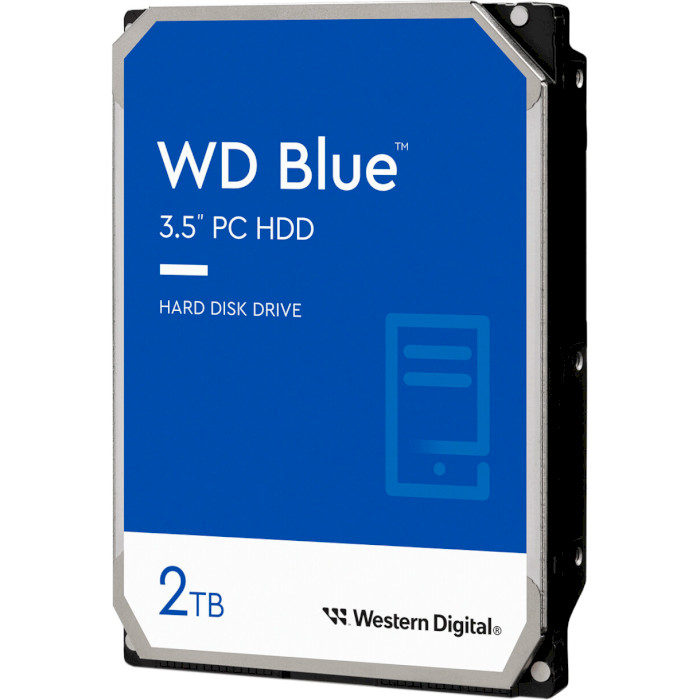 Жорсткий диск 3.5" WD Blue 2TB SATA/64MB (WD20EARZ)