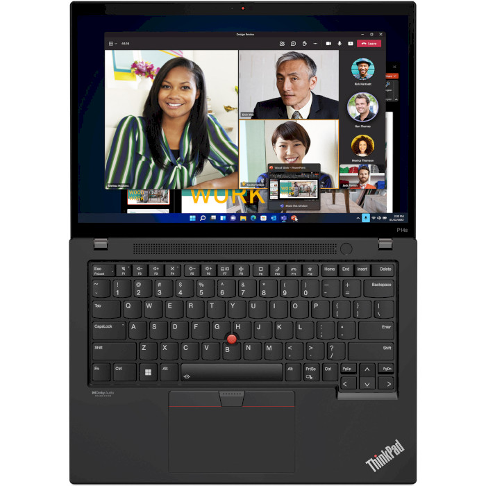 Ноутбук LENOVO ThinkPad P14s Gen 4 Villi Black (21HF000JRA)