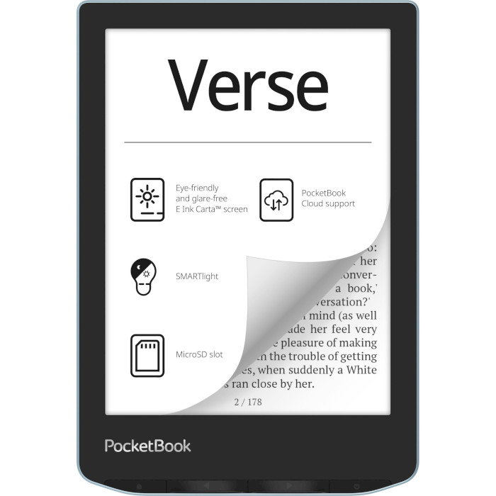 Электронная книга POCKETBOOK 629 Verse Bright Blue (PB629-2-CIS)