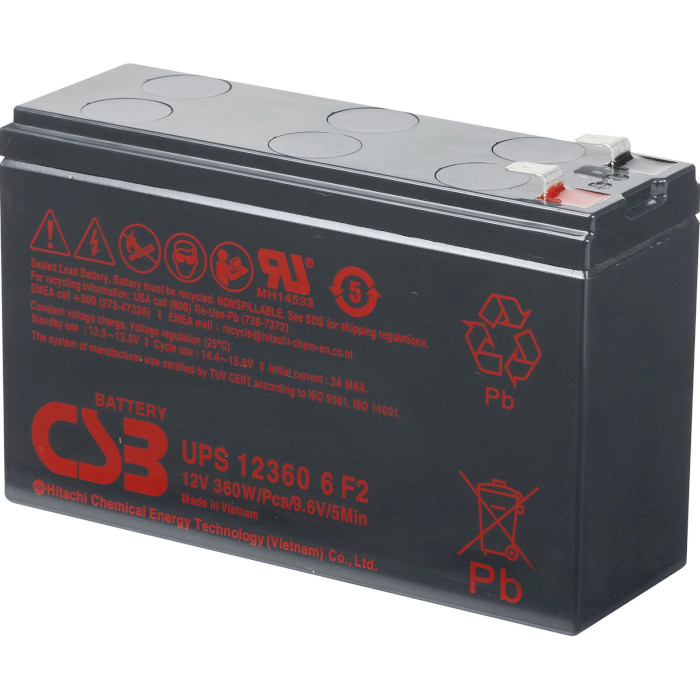 Аккумуляторная батарея CSB UPS123606 (12В, 6Ач)
