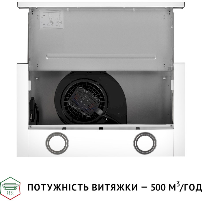 Вытяжка PERFELLI TL 502 WH LED