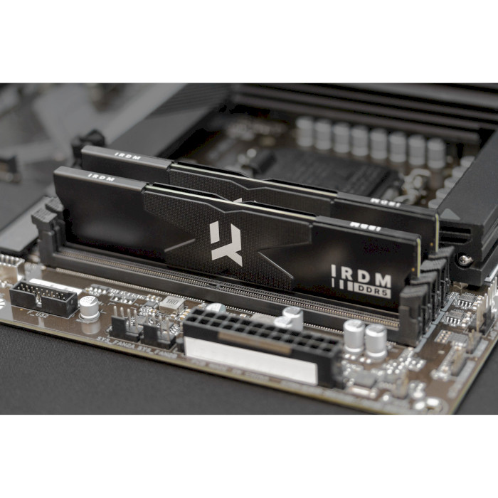 Модуль пам'яті GOODRAM IRDM Black DDR5 5600MHz 64GB Kit 2x32GB (IR-5600D564L30/64GDC)