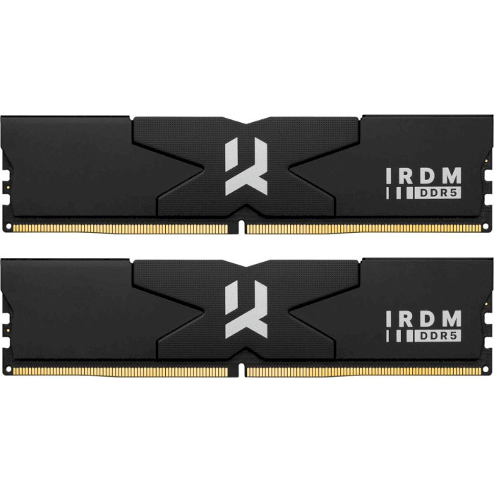 Модуль пам'яті GOODRAM IRDM Black DDR5 6800MHz 32GB Kit 2x16GB (IR-6800D564L34S/32GDC)