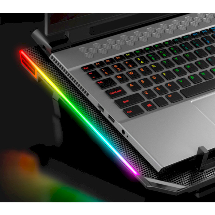 Підставка для ноутбука ICECOOREL A17 RGB Silver