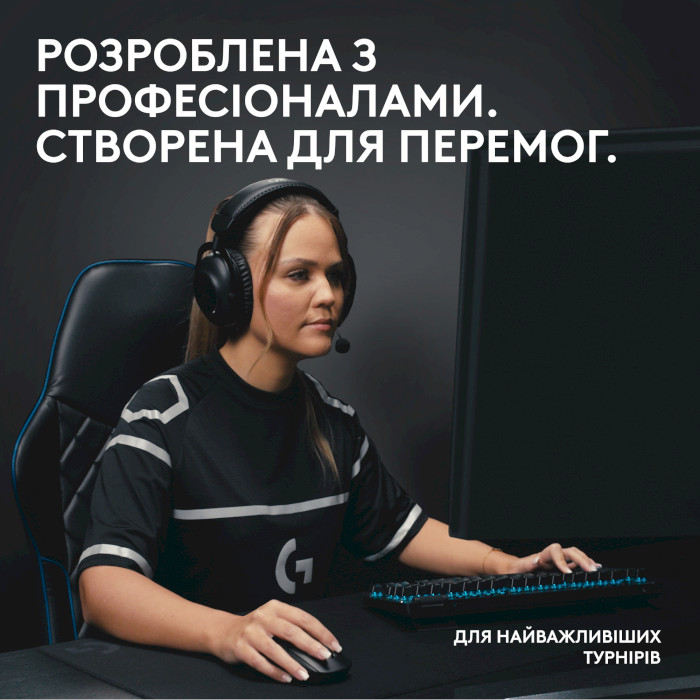 Клавиатура беспроводная LOGITECH G Pro X TKL GL Tactile Switch White (920-012148)